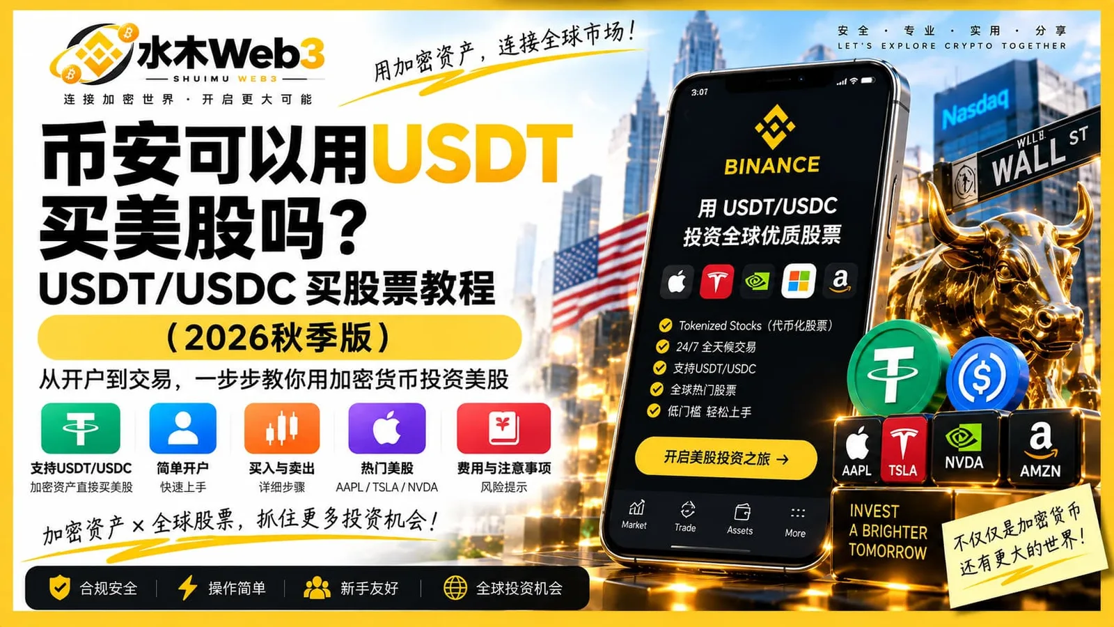 水木Web3-币安usdt买美股